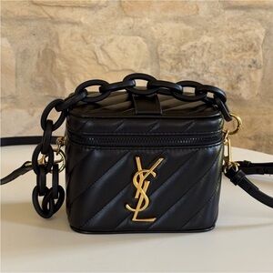 Yves Saint Laurent Beaute VIP Gift Bag Crossbody bag handbag Black New In Box